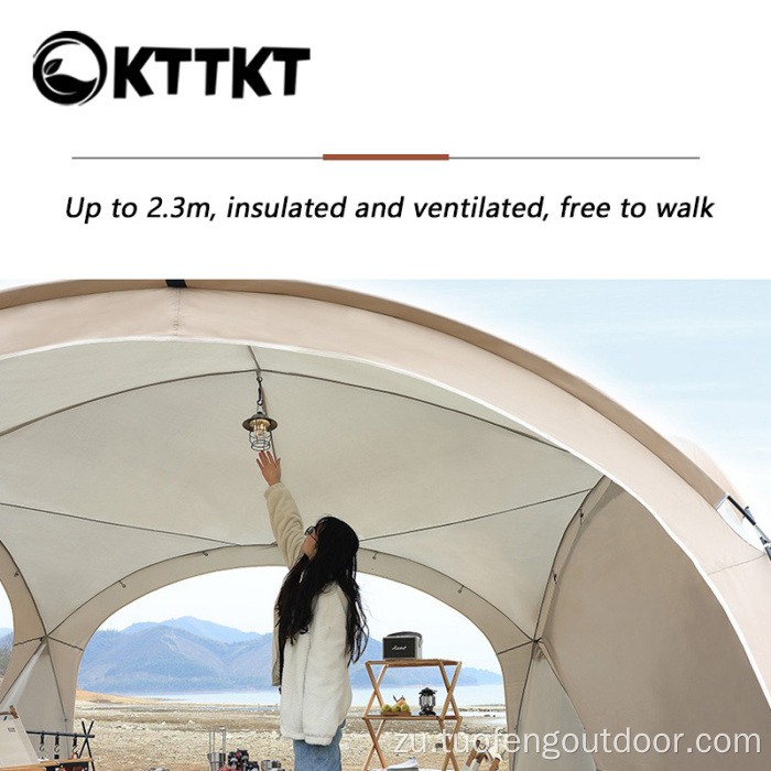 Imvula yangaphandle ne-Sun Protection dome canopy